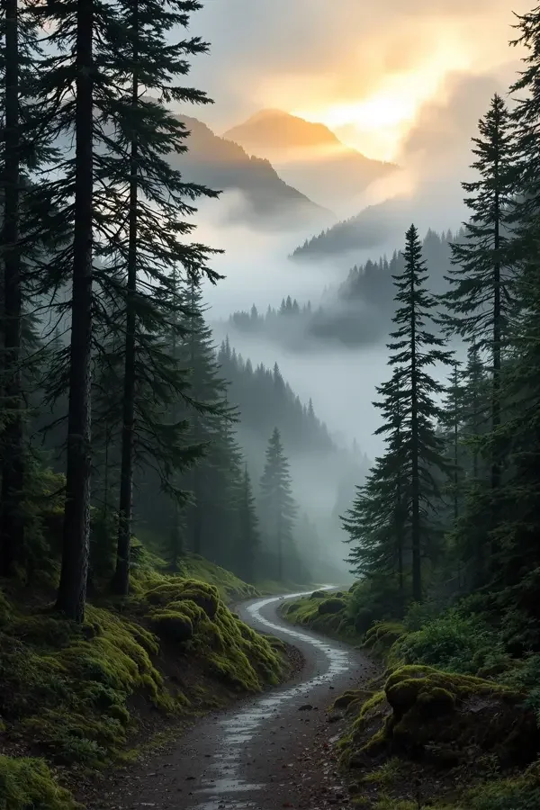 雾隐山林